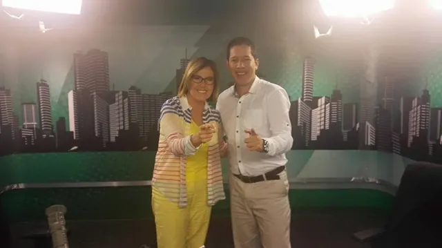 Jorge Rojas Orrillo en entrevista de televisión